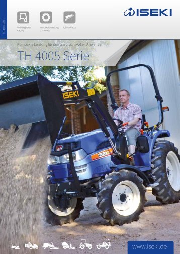 ISEKI Traktorserie TH 4005