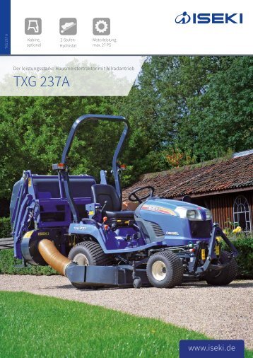 ISEKI Traktor TXG 237 Broschüre