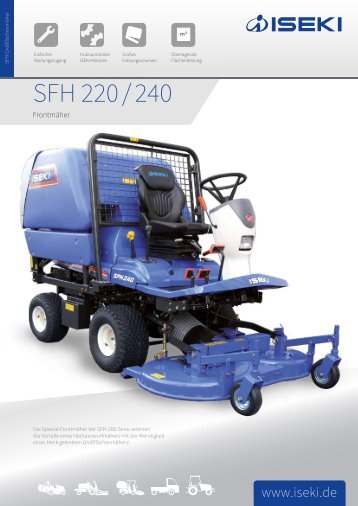 ISEKI Großflächenmäher SF 240 SFH 240 