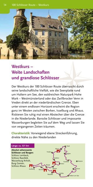 Katalog 100 Schlösser Route Münsterland