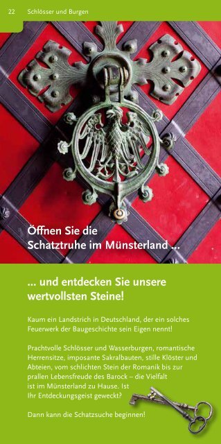 Katalog 100 Schlösser Route Münsterland