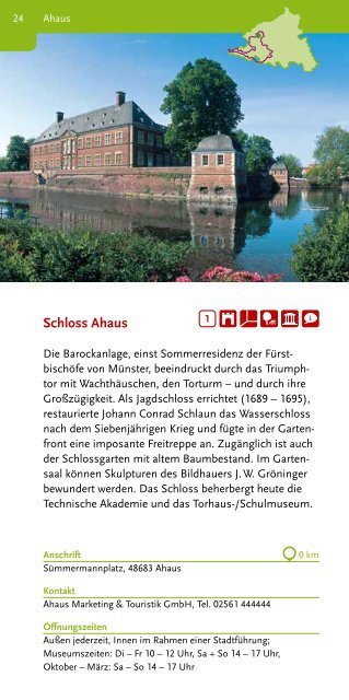 Katalog 100 Schlösser Route Münsterland