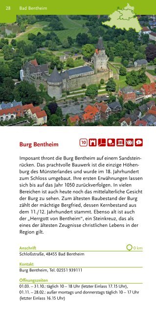 Katalog 100 Schlösser Route Münsterland