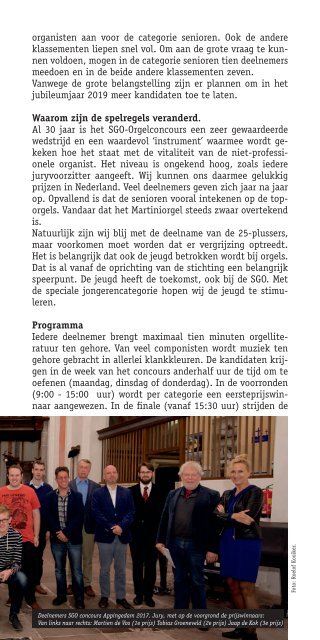 Groninger Orgelagenda 2018