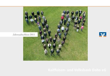 Jahresabschluss 2011 (PDF) - Raiffeisen- und Volksbank Dahn eG