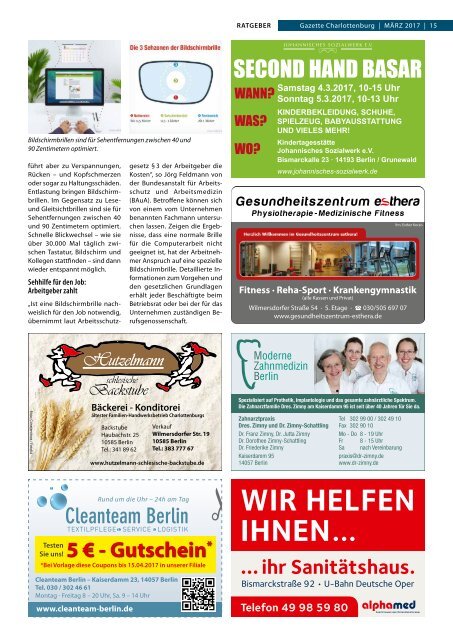 Gazette Charlottenburg März 2017