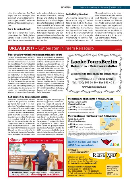 Gazette Schöneberg & Friedenau März 2017