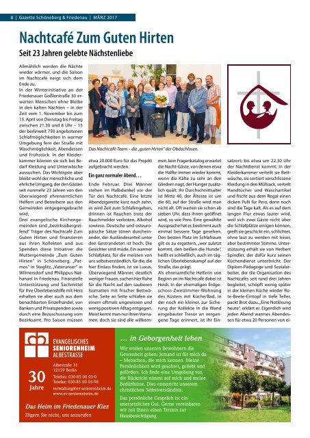 Gazette Schöneberg & Friedenau März 2017
