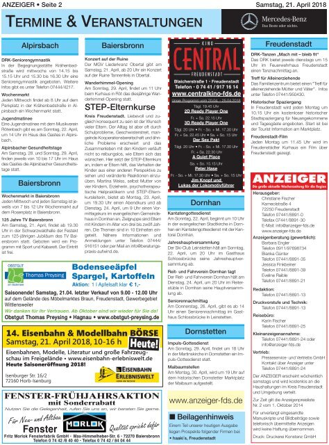 Anzeiger Ausgabe 1618