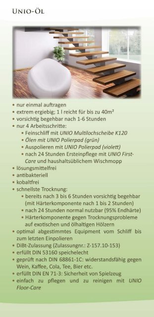 glimtrex UNIO Ölsystem Flyer