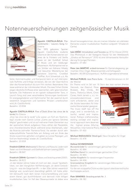 Beer - bei Doblinger-Musikverlag