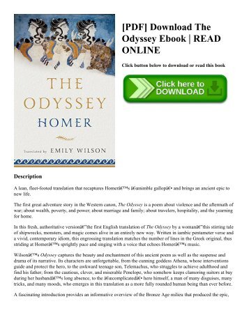 [PDF] Download The Odyssey Ebook  READ ONLINE