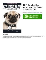 [PDF] Download Dog Ate My Mad Libs Ebook  READ ONLINE