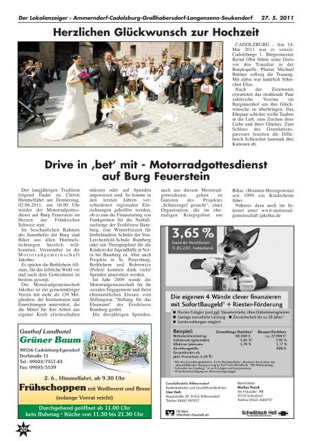 Drive in ,bet - Lokal-Anzeiger