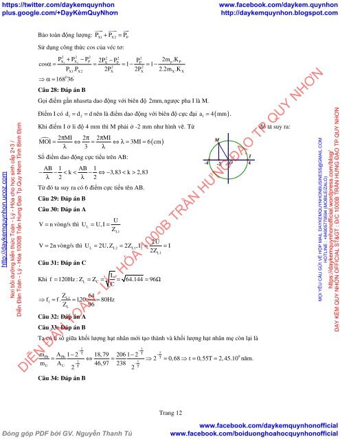 Bộ đề thi thử THPT QG 2018 Các môn TOÁN - LÍ - HÓA Các trường THPT Cả nước CÓ HƯỚNG DẪN GIẢI (Lần 12) [DC20042018]