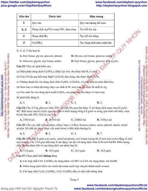 Bộ đề thi thử THPT QG 2018 Các môn TOÁN - LÍ - HÓA Các trường THPT Cả nước CÓ HƯỚNG DẪN GIẢI (Lần 12) [DC20042018]