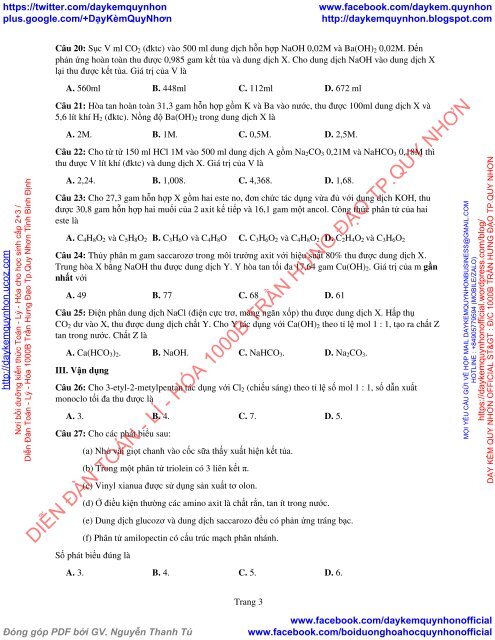 Bộ đề thi thử THPT QG 2018 Các môn TOÁN - LÍ - HÓA Các trường THPT Cả nước CÓ HƯỚNG DẪN GIẢI (Lần 12) [DC20042018]