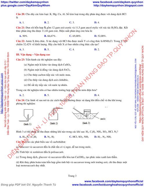 Bộ đề thi thử THPT QG 2018 Các môn TOÁN - LÍ - HÓA Các trường THPT Cả nước CÓ HƯỚNG DẪN GIẢI (Lần 12) [DC20042018]