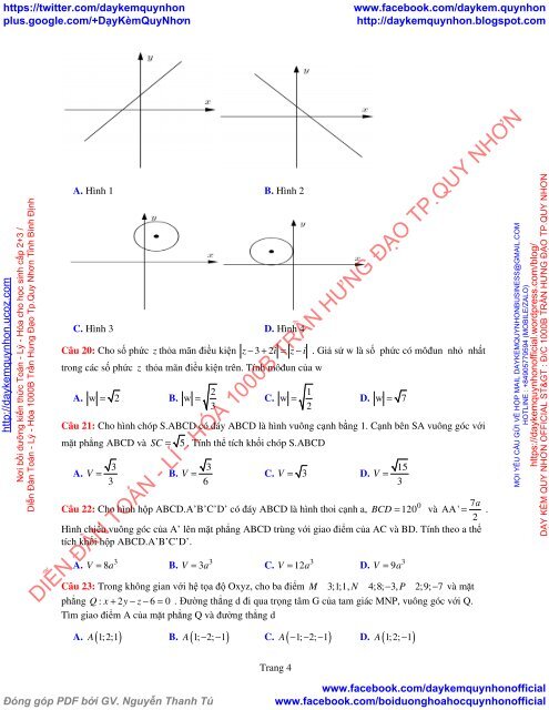 Bộ đề thi thử THPT QG 2018 Các môn TOÁN - LÍ - HÓA Các trường THPT Cả nước CÓ HƯỚNG DẪN GIẢI (Lần 12) [DC20042018]