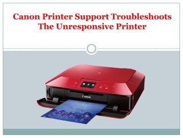Canon Printer Support Troubleshoots The Unresponsive Printer