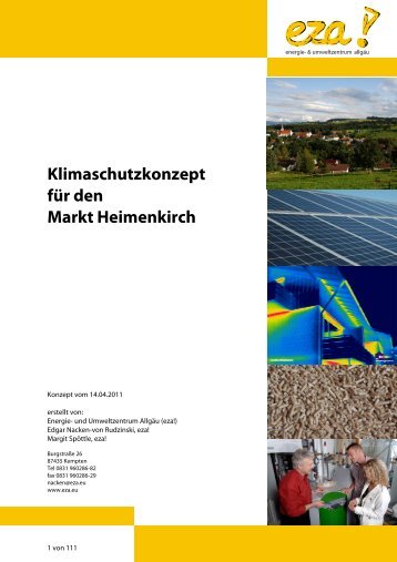 Klimaschutzkonzept für den Markt Heimenkirch