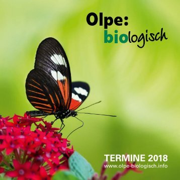 Olpe-biologisch - Programmheft 2018