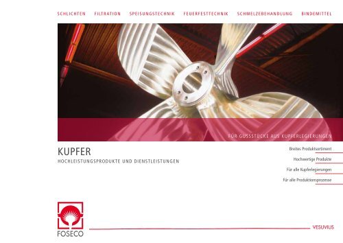 KUPFER - Foseco