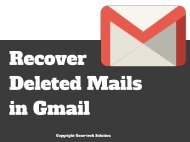 Recover Deleted Mail IN Gmail - 2018 | You Should Not Miss!!!
