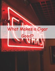 What Makes a Cigar Good