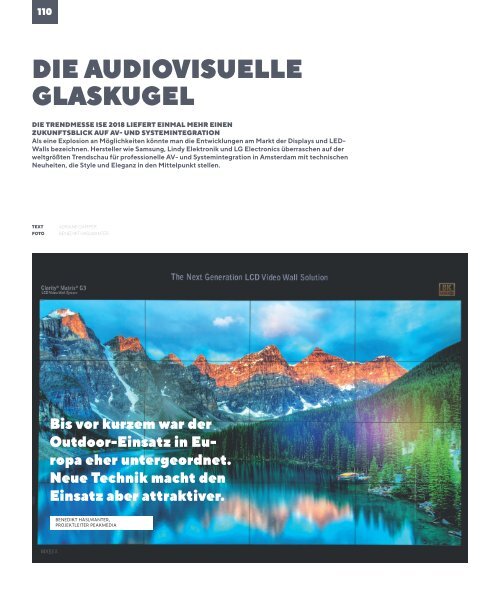 PEAKMEDIA - Das Digital Signage Magazin