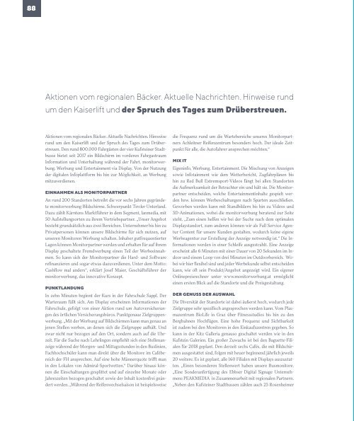 PEAKMEDIA - Das Digital Signage Magazin