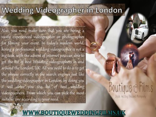 Wedding Video Hertfordshire