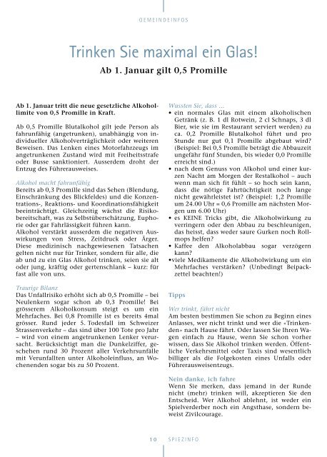 01spiezinfo januar05 - in Spiez