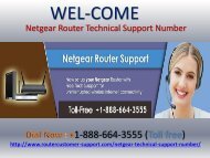 Netgear Router Tech Support Number +1-888-664-3555