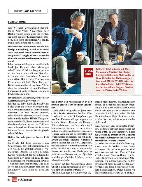 s'Magazin usm Ländle, 22. April 2018