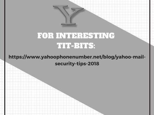 Updated Yahoo Account Security Tips and Tricks - 2018 | You Can't Miss!!!