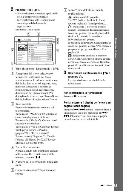 Sony RDR-DC200 - RDR-DC200 Consignes d&rsquo;utilisation Italien