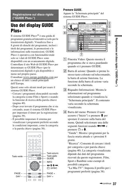 Sony RDR-DC200 - RDR-DC200 Consignes d&rsquo;utilisation Italien