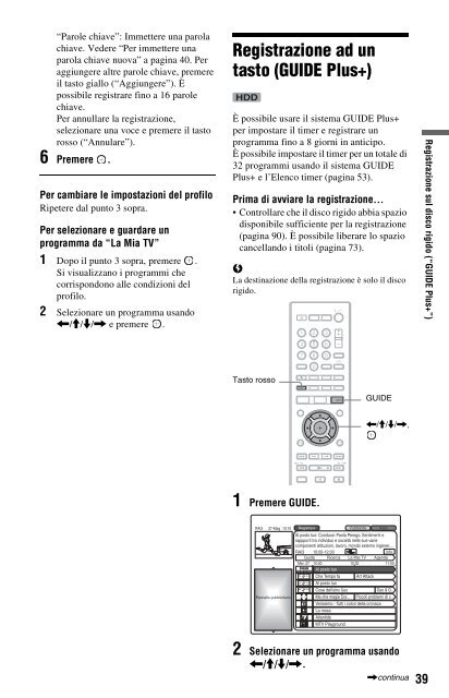 Sony RDR-DC200 - RDR-DC200 Consignes d&rsquo;utilisation Italien