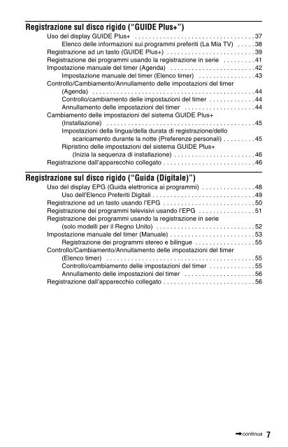 Sony RDR-DC200 - RDR-DC200 Consignes d&rsquo;utilisation Italien