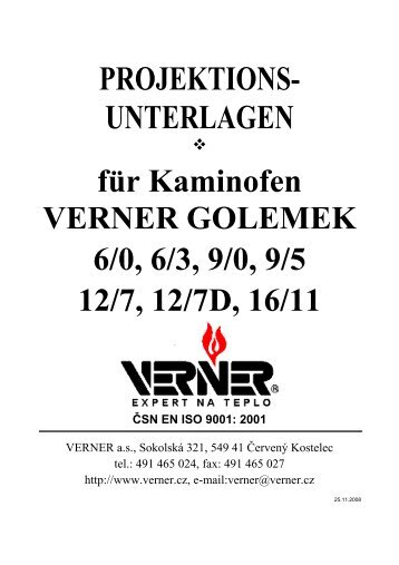 PROJEKTIONS- UNTERLAGEN - Verner