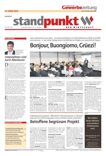 Standpunkt 461, 23.3.2018