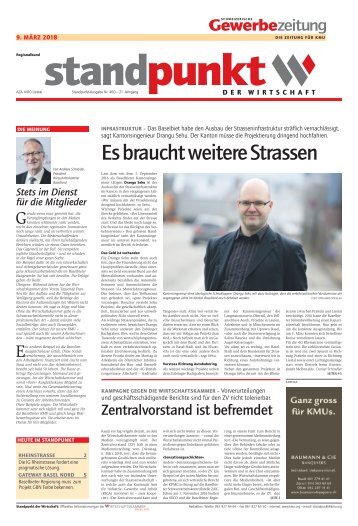 Standpunkt 460, 9.3.2018