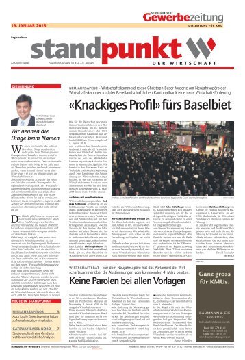 Standpunkt 457, 9.1.2018