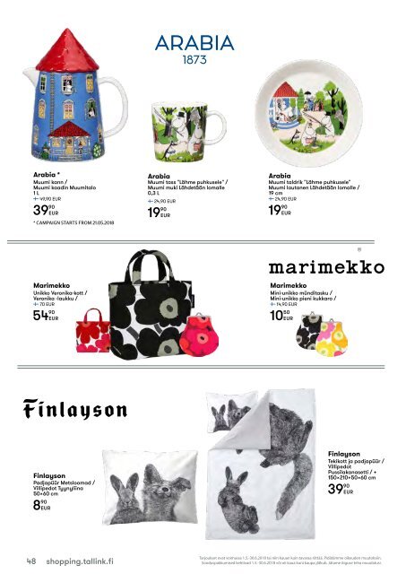 Tallinn-Helsinki Cruise May-June 2018 Tallink Summer Shopping catalogue – full version