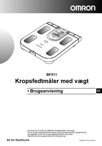 omron-bf511-brugsanvisning