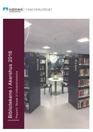 Bibliotekene i Akershus 2016 