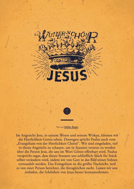 Timotheus Magazin #19 - Jesus Christus