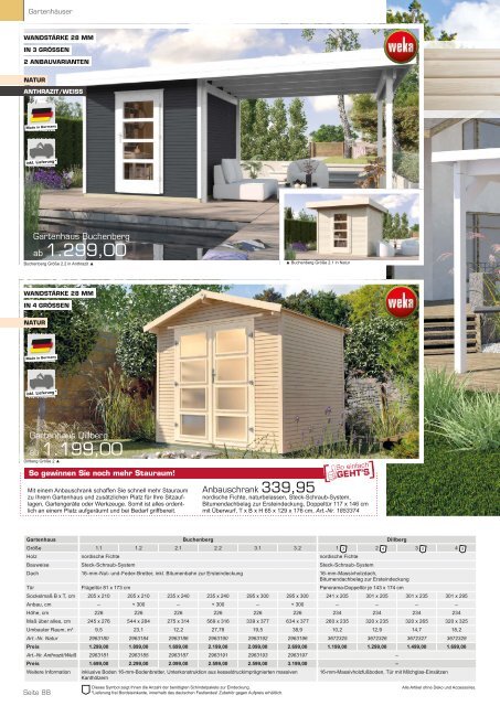 Gartenkatalog 2018 - BHG Reinholdshain