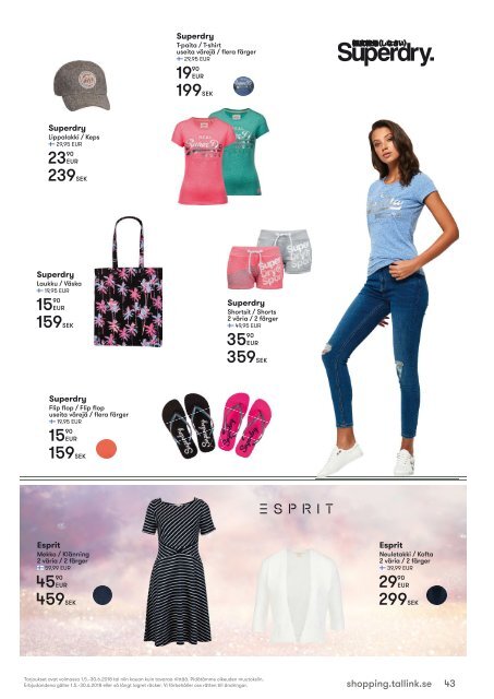 Helsinki-Stockholm May-June 2018 Silja Line Summer Shopping catalogue – light version